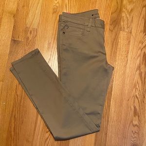 Khaki stretchy skinny pants